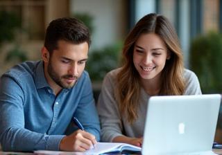 Tutor helping student one-on-one